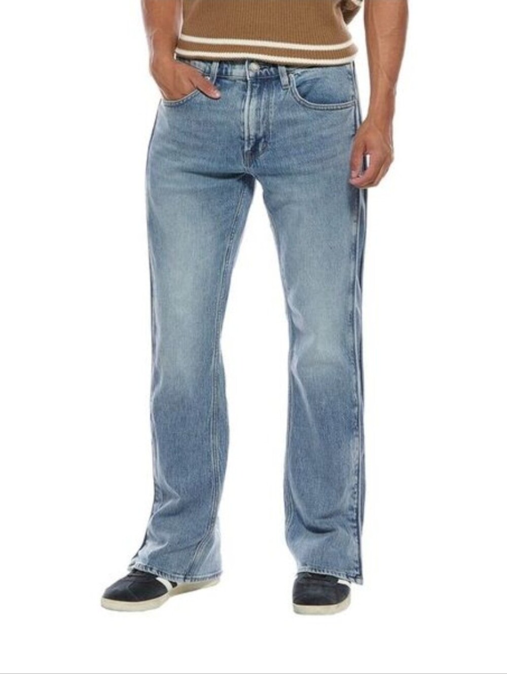 Hudson Jeans Walker Track pant Jeans Blue Haze Men's Unisex size 28 $285 New